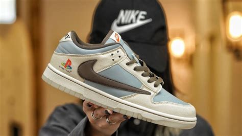 travis scott playstation dunks reps